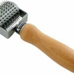 Allstar Tire Perforator, 2 in Wide, 1/4 in Tall Pins, Steel Head / Wood Handle