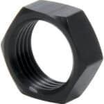 5/8-18 LH Alum Jam Nuts Thin OD Black 4pk