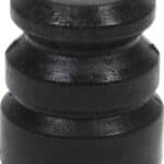 Bump Stop, Tree, 2 in OD, 2.375 in Tall, Shock Mount, Medium, Rubber, Black, Each