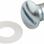 Dzus, Quick Turn Fastener, Aluminium, Clear Anodized, Mud Covers, Set of 3