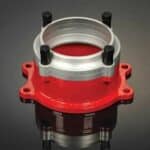 DMI, Torque Ball Housing, Studs / High Nuts Included, Aluminum / Steel, Red / Silver, DMI Torque Ball Assembly, Each