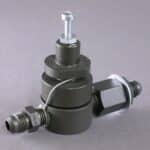 Kinsler Fuel Bypass Valve, High-Speed / Secondary, 6 AN Inlet, 6 AN Outlet, Aluminum, Gray Anodized, Universal, Each
