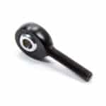 Rod End, Spherical, Heim, 3/16 in Bore, 10-32 Left Hand Male Thread, Aluminum, Black Anodized, Each
