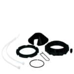 QA1, Coil-Over Kit, 2.5 in ID Spring, 2 in Shock, Aluminum, Black Anodized, QA1 6Q Series Shocks, Kit