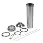QA1 Coil-Over Kit, 1.875 in ID Spring, 1.625 in Shock, 6.563 in Sleeve, Aluminum, Natural, QA1 70 Series Shocks