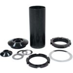 QA1 Coil-Over Kit, 1.875 in ID Spring, 1.625 in Shock, Aluminum, Black Anodized, QA1 7Q Series Shocks