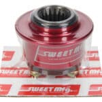 Sweet Steering Wheel Hub, Quick Release, 3-Bolt Flange, Aluminum, Sweet Adjustable Steering Columns