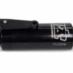 12 AN Fuel Filter With Shutoff Black 100 Micron