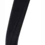 Ti22 Wing Post, Front, Bent, 12 in Long, 1 in OD, Chromoly, Black Powder Coat, Sprint Car