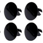 Large Head Dzus Buttons .500 Long 10 Pack Black