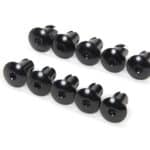 Torx Head Button Alum .550 Long Black 10pk