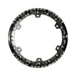 Keizer Beadlock Ring, Quick Turn / Bolt-On, 6 Tab, Forged, Aluminum, Black Anodized, Keizer 15 in Wheels