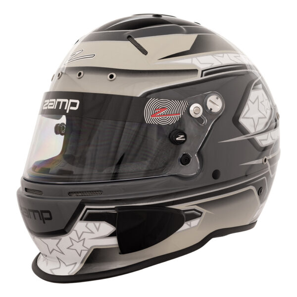Zamp RZ-70E Helmet - Gray/Light Gray, Medium
