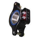 Joes Birdcage, Passenger Side, 1.968 in ID, Double Bearing, Aluminum, Black Anodized, 1-3/4 in Micro Sprint Axles, Each