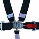 ARP Harness Black Full 2" Belts Bolt In Clips