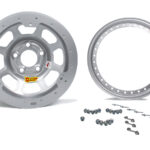 Aero Wheel - Wheel, 53-Series, 15 x 8 in, 4.000 in Backspace, 5 x 4.75 in Bolt Pattern, Beadlock, Steel, Silver Powder Coat, Each