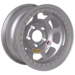 Aero Wheel, 13 x 8, Silver, Beadlock, 4 x 4.5 PCD 4" Backspace, 33-084540