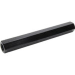 Allstar, Suspension Tube, 1-1/8 in Hex, 9 in Long, 3/4-16 in Female Thread, Aluminum, Black Anodized, Each