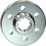 Brinn Crankshaft Coupler, 10 Spline, Aluminum, Natural, Brinn Transmissions, Ford V8