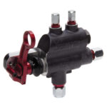Sweet Gen 2, Wing Valve, Hydraulic Adjustment, Black / Red Finish, Sprint Car, Each