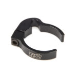 Ti22 Line Clamp, 2-Piece, 1.38 in ID, Aluminum, Black Anodized