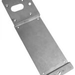 Triple X Ignition Box Bracket, Tel-Tach, Kill Switch, Aluminum, Natural, MSD Ignition Boxes, Flat Dash