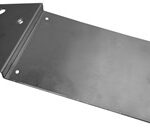 Triple X Ignition Box Bracket, Tel-Tach, Kill Switch, Aluminum, Natural, MSD Ignition Boxes, Bent Dash