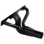 Schoenfeld Headers, IMCA Modified, 1.625 in Primary, 3 in Collector, Gaskets / Hardware Included, Steel, Black Paint, Small Block Chevy