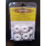 Dominator Countersunk Bolt Kit, 1/4-20 in Thread, 1.75 in Long, Allen Head, Countersunk Washers / Nuts, Plastic / Steel, White, Set of 10