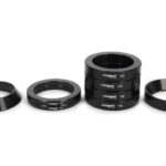 MPD Axle Spacer Kit, Two 0.25 / Four 0.5 in Straight, One 0.500 in Male Cone, One 0.625 in Female Cone, Aluminum, 31-Spline, Midget
