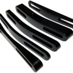 Triple X Seat Spacer, 1/2 to 2 in, Aluminum, Black Anodized, Sprint Car