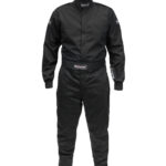 Allstar Driving Suit, 1-Piece, SFI 3.2A/1, Single Layer, Fire Retardant Cotton, Black, 2X-Large