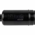 FiTECH Fuel Pump, Electric, In-Line, 255 lph at 90 psi, 8 AN Male Inlet, 6 AN Male Outlet, Black, E85 / Gas