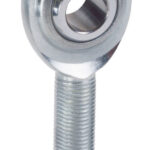 QA1 Rod End, CM Series, Spherical, 5/16 in Bore, 5/16-24 in Left Hand Male Thread, Steel, Zinc Oxide
