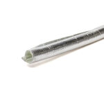Hose and Wire Sleeve, Heat Sleeve, ExtremeShield 1400, 1/2 in ID, 4 ft, Aluminized / Fiberglass, Silver, Each