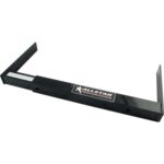 Stagger Gauge, Measures 65 in to 115 in, 1/4 in Increments, Square Tube Design, 1/4 in Thick Arms, Aluminum, Black