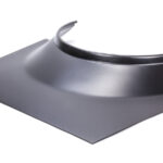 Five Star Cockpit Deflector, MD3, 3.5 in Tall, Plastic, Black,