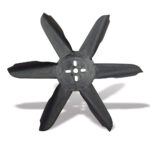 Flex-A-Lite Mechanical Cooling Fan, Nylon Fan, 15 in Fan, 6 Blade, 5/8 in Pilot, Universal Bolt Pattern, Plastic, Black