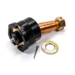 Howe Ball Joint, Precision, Extreme Duty, Take-A-Part, Greasable, Lower, Screw-In, 1.500 in/ft Taper, 3.82 in Stud, 5/8-18 in Thread, Aluminum Cap, Black Anodized
