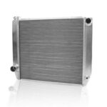 GRIFFIN Radiator, Classic Cool, 24 in W x 19 in H x 3 in D, Driver Side Inlet, Passenger Side Outlet, Aluminium, Natural