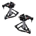 QA1 Front Suspension Kit, Double Adjustable, Brackets / Control Arms / Hardware / Shocks / Springs / U-Bolt Kit, Steel, Black Powder Coat, C10, GM Fullsize Truck 1963-87