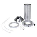 QA1 Coil-Over Kit, 2.5 in ID Spring, 2 in Shock, 5 in Sleeve, Aluminum, Natural, 7 in Stroke, QA1 51 Series Shocks