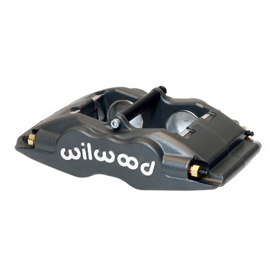 Wilwood Brake Caliper, Superlite, 4 Piston, Aluminum, Gray Anodized, 13.060 in OD x 0.840 in Thick Rotor, 3.500 in Lug Mount