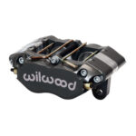 Wilwood Brake Caliper, Dynalite, 4 Piston, Aluminum, Gray Anodized, 12.720 in OD x 0.810 in Thick Rotor, 3.500 in Lug Mount