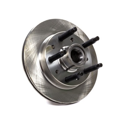 Afco Brake Rotor, Straight Vane, Plain, 10.13 in OD, 0.813 in Thick, 5 x 5.000 in Bolt Pattern, Long Stud, Iron, Natural