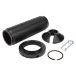 Allstar Coil-Over Kit, 2.5 in ID Spring, 2 in Smooth Body Shock, 7 in Sleeve, Aluminum, Black Anodized, Integra Avenger Shocks