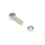 Rod End, Solid, 3/4 in Bore, 3/4-16 in Left Hand Male Thread, Straight, Steel, Zinc Plated, Each