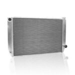 Griffin, Radiator, Universal Fit, 31 in W x 19 in H x 3 in D, Driver Side Inlet, Passenger Side Outlet, Aluminum, Natural, Each