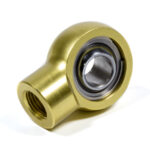 Pro Shock End, Spherical, 1/2 in Bore, 9/16-18 in Right Hand Female Thread, Aluminum, Gold Anodized, Pro Shock 2.00 in Body Shocks