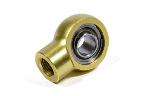 Pro Shock End, Spherical, 1/2 in Bore, 9/16-18 in Right Hand Female Thread, Aluminum, Gold Anodized, Pro Shock 2.00 in Body Shocks